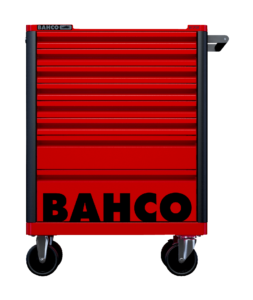 Bahco E72 takım arabası. 8 Çekmeceli takım arabası, koruyucu özel çekmece tamponlu