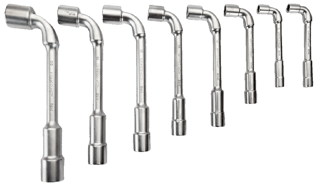 Bahco İki Ağızlı Pipo Tip Lokma Anahtar Seti, Metrik