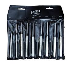 Bahco zımba seti. 9 parça 2-10mm