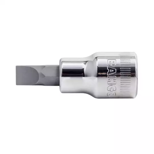 Bahco 1/4'' kare şaftlı lokma, düz vidalar için