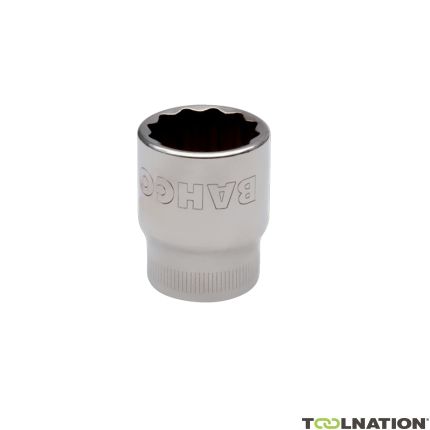 Bahco Standart lokma, 1/2” kare şaft. Çift altıgen profil, metrik