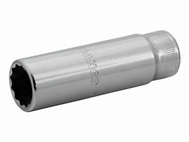 Bahco Uzun lokma, 1/2" kare uçlu. Çift altıgen profil, AF ölçüleri