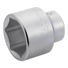 Bahco Standart  uzun lokma, 1" kare şaft. Altıgen profil, metrik