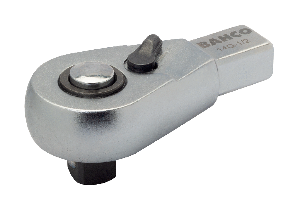 Bahco Dikdörtgen Girişli Hızlı Bırakma Özellikli Armut Tipi Cırcır Kafası