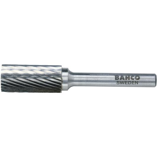 Bahco 8 mm x 19 mm - Ø18 Silindir Başlı Karbür Döner Çapaklar Aluminyum için silindirik çapak freze 6 mm
