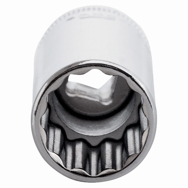 Bahco Lokma uzun seri, 1/4” kare şaft. Yıldız, metrik ölçülerde, ince çeperli