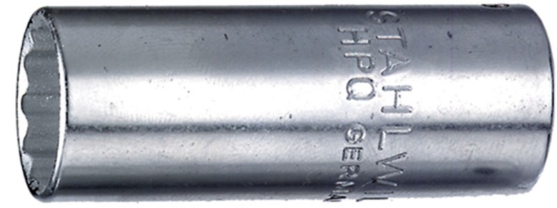 Bahco Lokma uzun seri, 1/4” kare şaft. Yıldız, metrik ölçülerde, ince çeperli