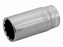 Lokma uzun seri, 3/8” kare şaft. Çift altıgen profil, inç