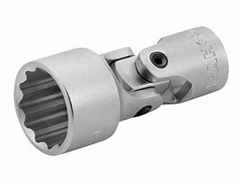 Bahco hareketli lokmalar, 3/8'' kare şaft. Çift altıgen, inç, ince çeper