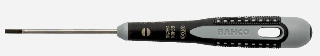 Bahco ERGO™ Düz tornavida. Yarıklı vidalar için