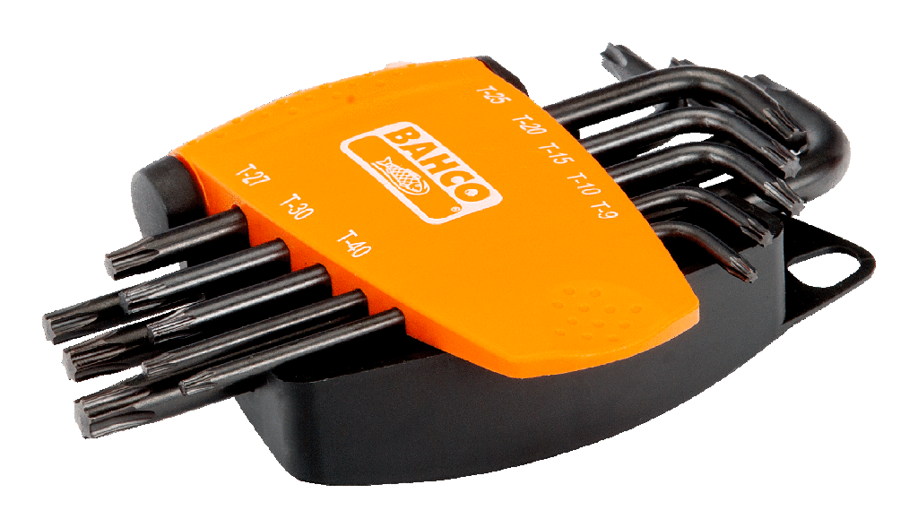 TORX ® anahtar allen set, siyah, 8 parça
