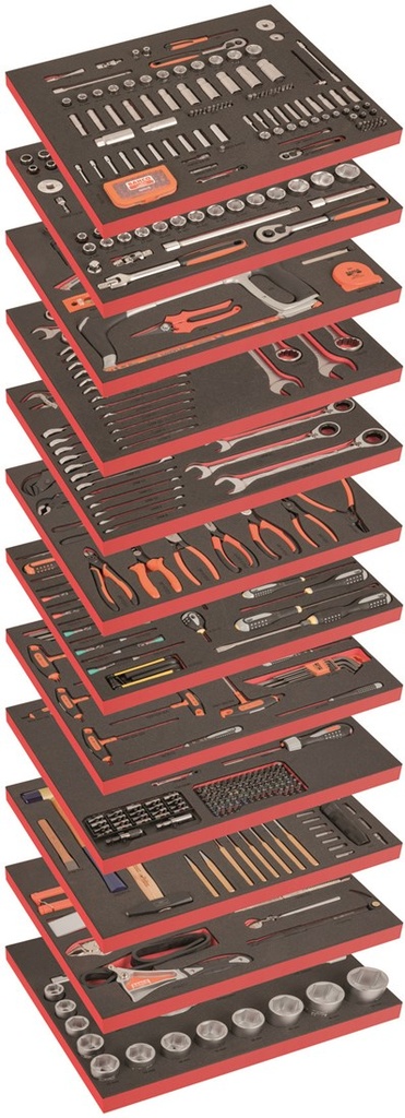 Genel Amaçlı 12 Köpüklü Alet Kiti - 560 Parça