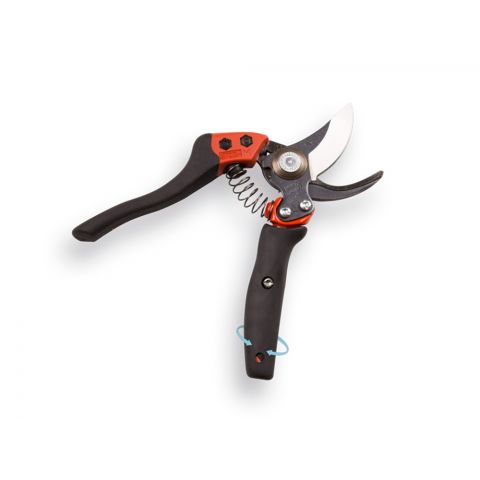 Döner tutamaklı ergonomik budama makası