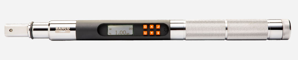 Bahco Dikdörtgen Tip Değiştirilebilir Kafa ve Hafızalı/USB Elektronik Tork ve Açı Ölçer Anahtar. hafızalı ve USB data yükleme