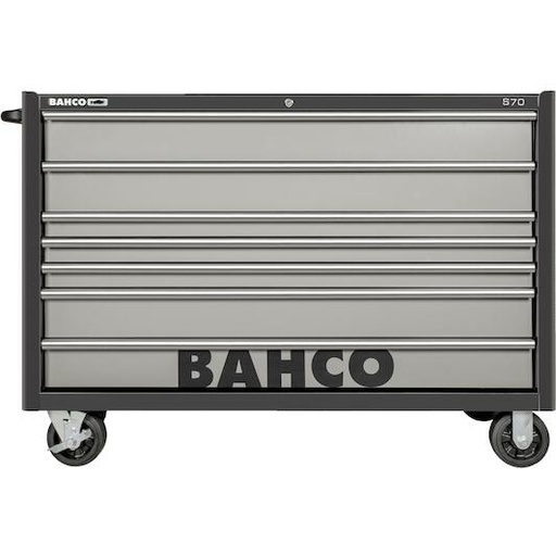 [1476KXXL7BK] Bahco 53 inç Alet Arabaları, 7 Çekmeceli, 1016 mm x 501 mm x 1440 mm