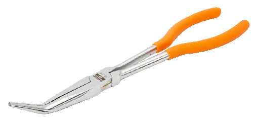 [158-NB] Ekstra uzun kargaburun pense. Uçlar 35° açılı