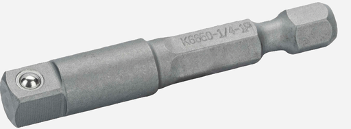 [K6650-1/2P-1P] Kare 1/4” veya 3/8” için Altıgen 1/4” ile Lokma Adaptörü - 50 mm