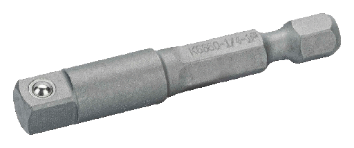 [K6650-1/2P-5P] Kare 1/4” veya 3/8” için Altıgen 1/4” ile Lokma Adaptörü - 50 mm.