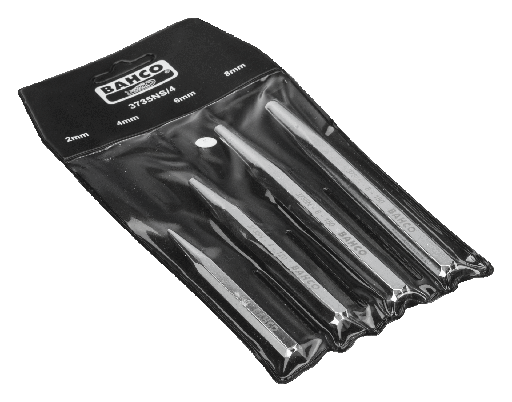 [3735NS/4] Altıgen Zımba Seti. ebat 2-4-6-8 mm