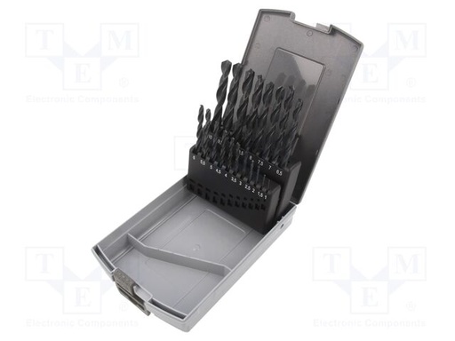 [4515-SET-19] Bahco Metal için HSS-R Matkap Seti - 19 adet