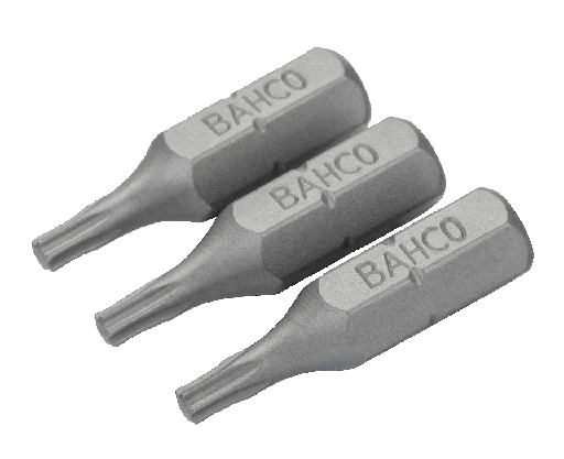 [59S/T5-3P] Bahco Standart Tornavida Bits Torx® - 25 mm