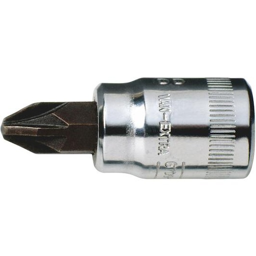 [6709PZ-2] Bahco 1/4” Kare şaft lokma, pozidriv vidalar için lokma