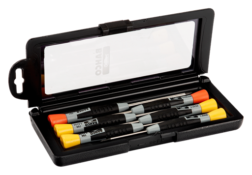 [706-1] Hassas tornavidalar: set 6 parça