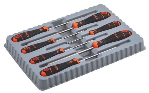 [B219.007] Bahco BahcoFit Tornavida seti, 7 parça. Pozidriv ve TORX® vidalar için