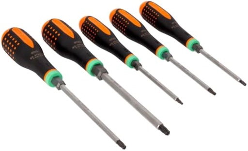 [BE-9885TB] ERGO™  bütün uçlu tornavida seti. TORX® başlı vidalar için, altıgen şaft