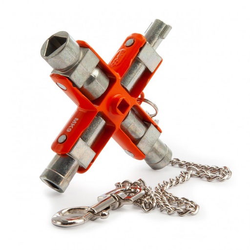 [MK9] Bahco Çok-Uçlu Anahtar. 9'u 1 arada şalt dolabı anahtarı