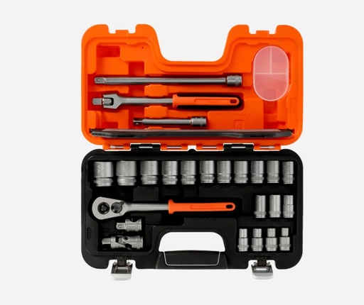 [S240] Bahco S240 Lokma  seti 1/2”,. 24 adet