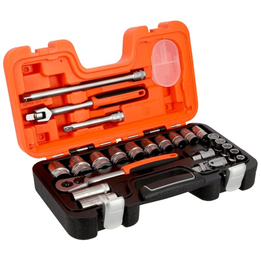 [S240AF] Lokma takım seti 1/2”, 23 adet. 23 adet, inç